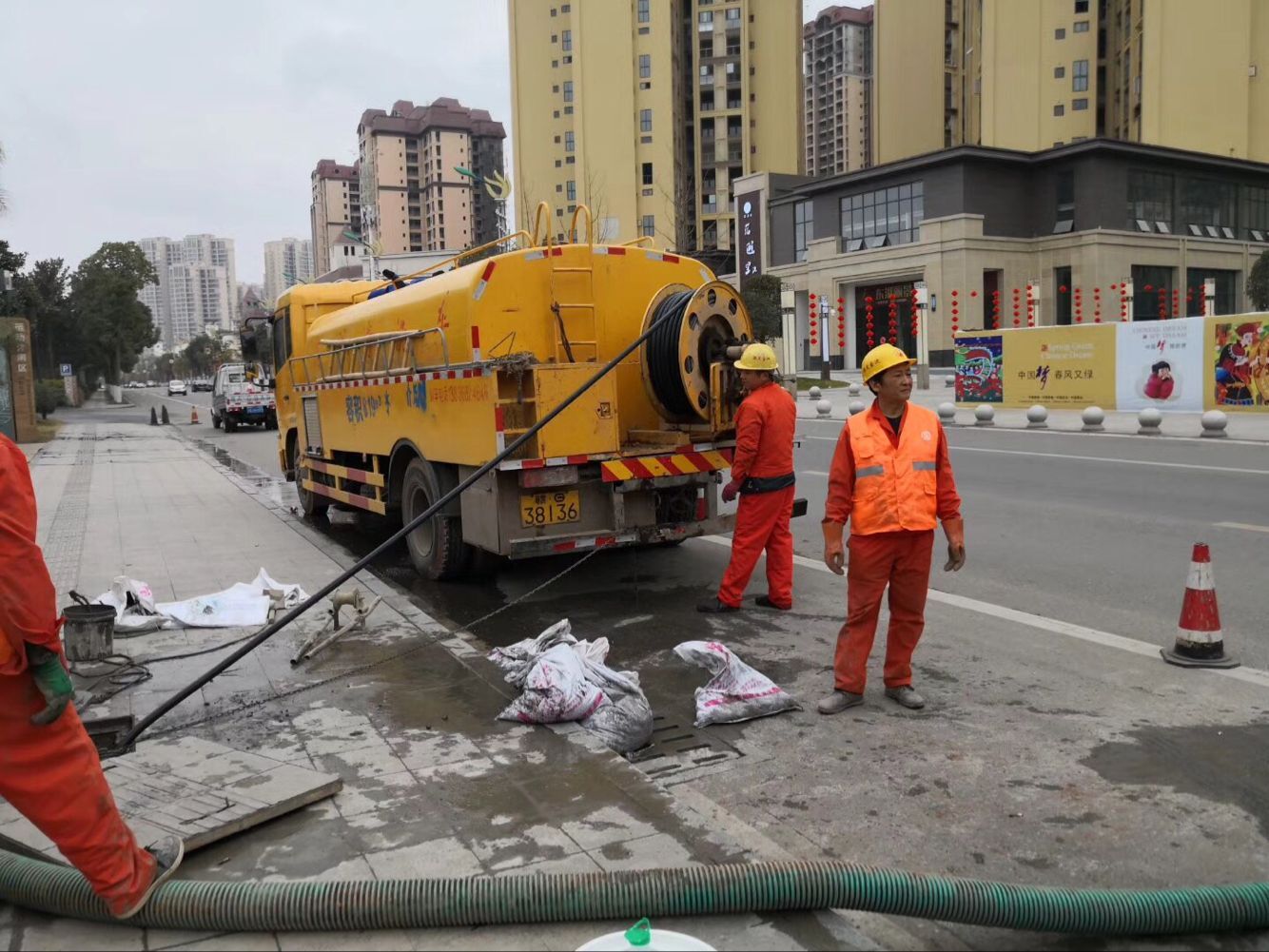望花排污管道清淤-管道清洗